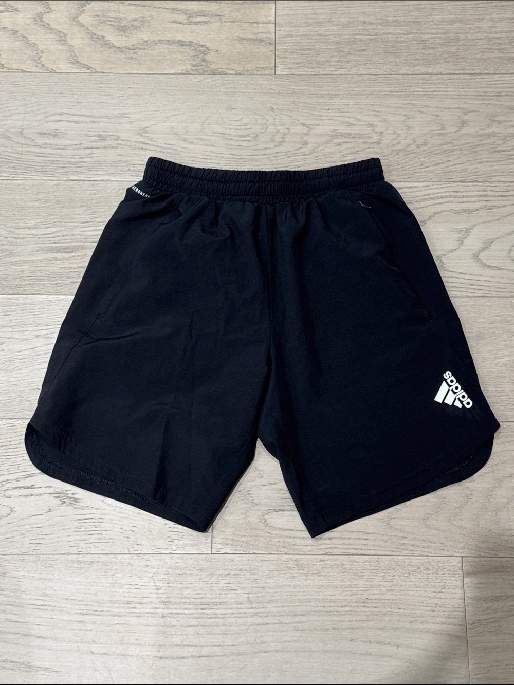 Adidas Men's Black Performance Athletic Shorts size small 9” length